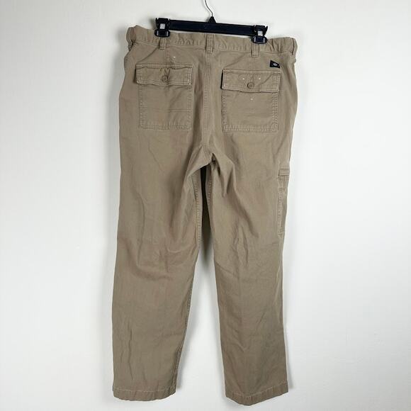 Dockers Men's Khaki Cotton Blend Smart 360 Flex Straight Cargo Pants Size 38‎ - Picture 3 of 11